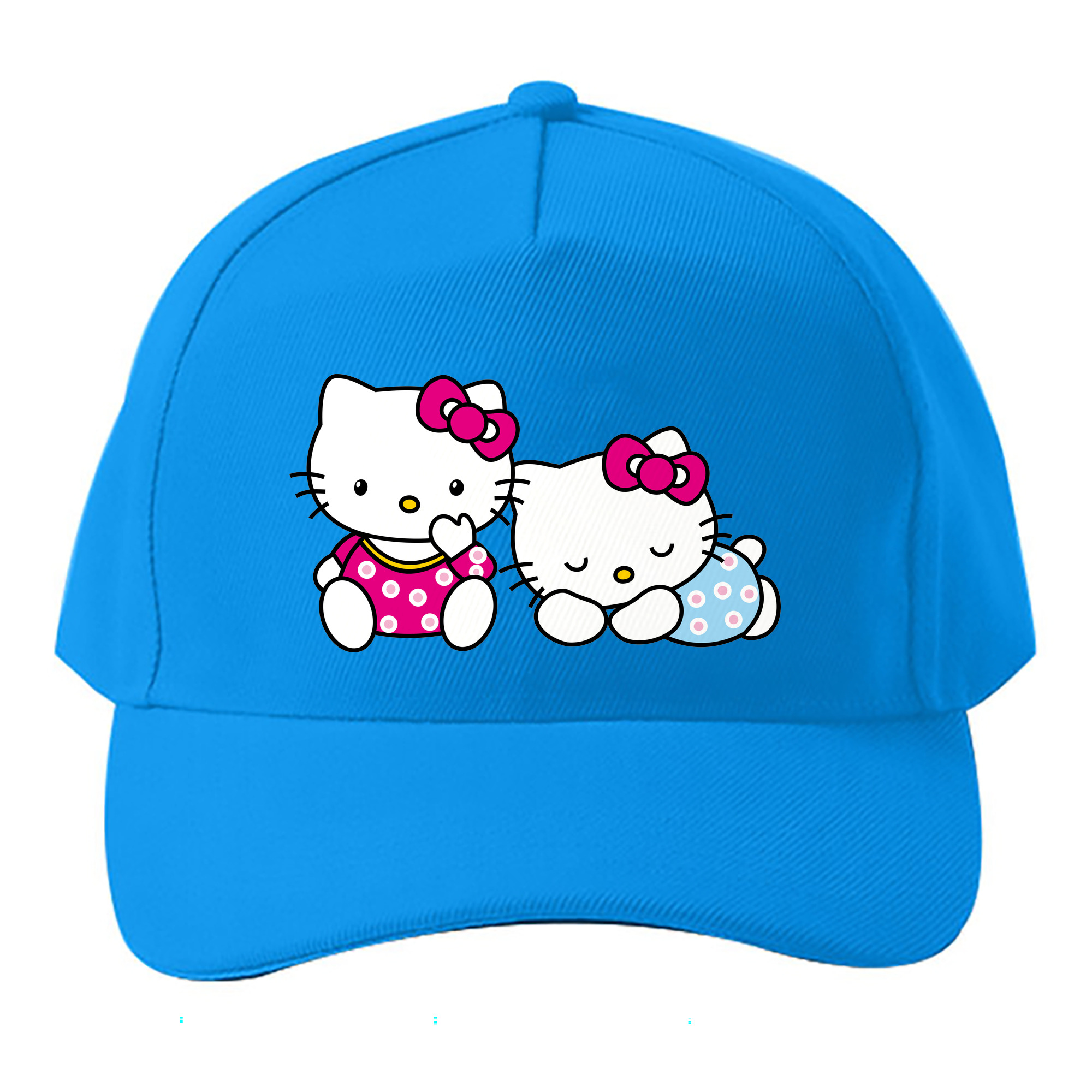 （画像用） Hello Kitty ハローキティ ベースボールキャップ 綿100％ 男女兼用 帽子 スポーツ